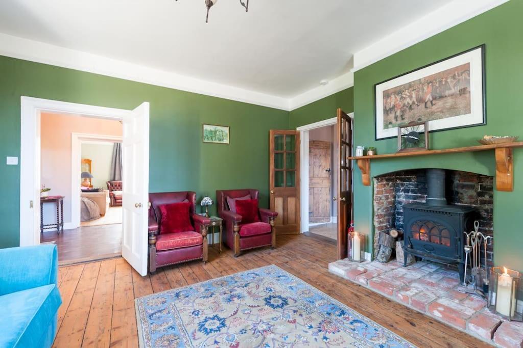 Firs Sleeps 15 Stunning Country House With Hot Tub Sudbourne Exterior foto
